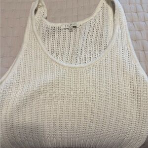 Z Supply Women's White Knit Tank Top